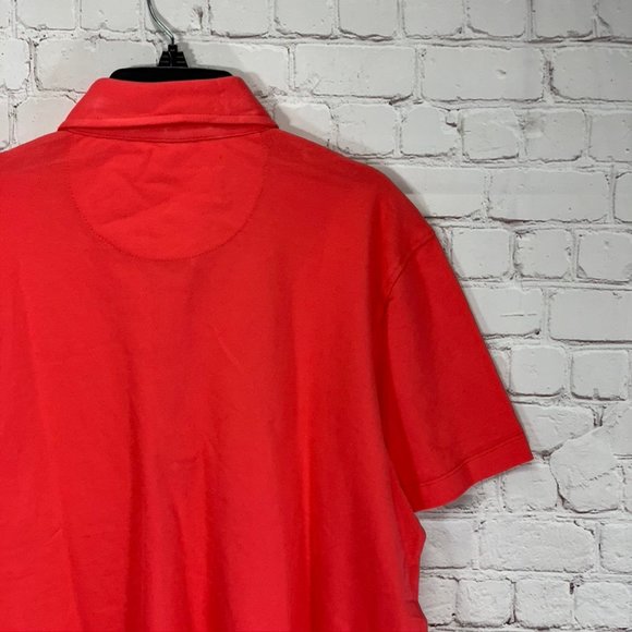 Tailorbyrd Coral Preppy Button Collar Short Sleeve - Picture 9 of 9